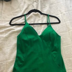 Bodycon green dress